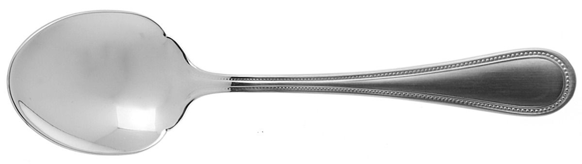 Beaded Antique (Stainless-Cutlery) Sugar Spoon by Towle Silver-1