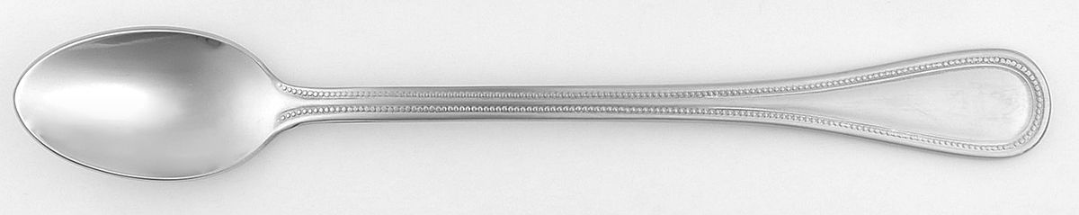 Beaded Antique (Stainless-Cutlery) Iced Tea Spoon by Towle Silver-1