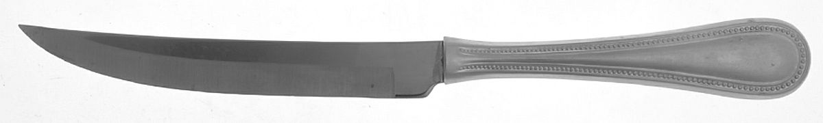 Beaded Antique (Stainless-Cutlery) Individual Steak Knife Hollow Handle by Towle Silver-1
