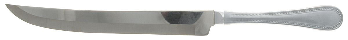 Beaded Antique (Stainless-Cutlery) Large Stainless Blade Roast Carving Knife by Towle Silver-1