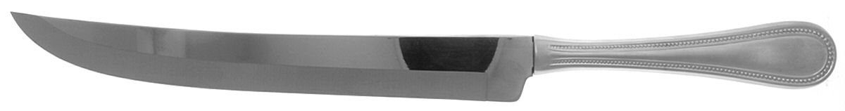 Beaded Antique (Stainless-Cutlery) Large Stainless Blade Roast Carving Knife by Towle Silver-1