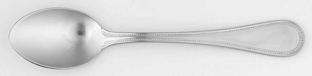 Beaded Antique (Stainless-Cutlery) Large Teaspoon by Towle Silver-1