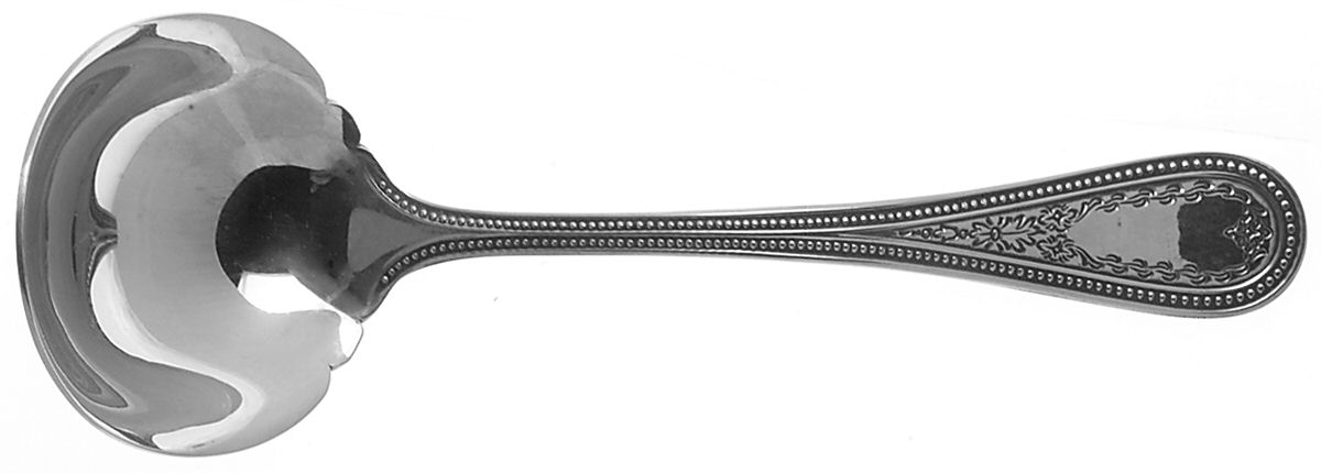 Beaded Antique-Engraved (Stainless) Solid Gravy Ladle by Towle Silver-1