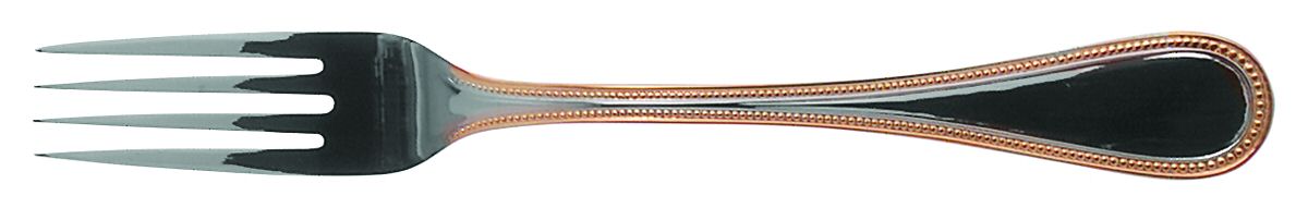 Beaded Antique Gold(Stainless, Gold Accent, Gls) Fork by Towle Silver-1