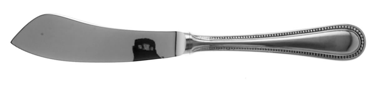 Beaded Antique (Silverplate, 1977) Hollow Handle Master Butter Knife by Towle Silver-1