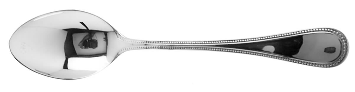 Beaded Antique (Silverplate, 1977) Place/Oval Soup Spoon by Towle Silver-1