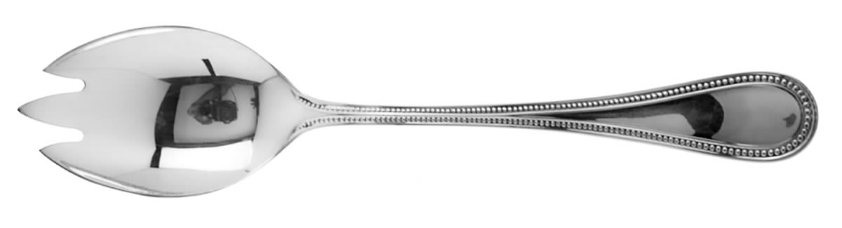 Beaded Antique (Silverplate, 1977) Pierced Tablespoon (Serving Spoon) by Towle Silver-1