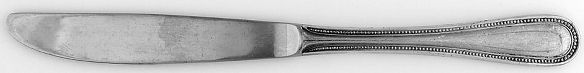 Beaded Antique (Silverplate, 1977) Modern Solid Knife by Towle Silver-1