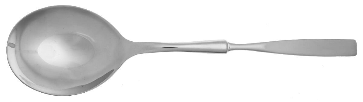 Bedford (Stainless) Casserole Spoon with Smooth Stainless Bowl HC by Towle Silver-1