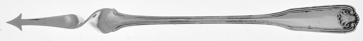 Benjamin Franklin (Sterling, 1904, T-Lion, No Mono) One Tine Butter Pick by Towle Silver-1