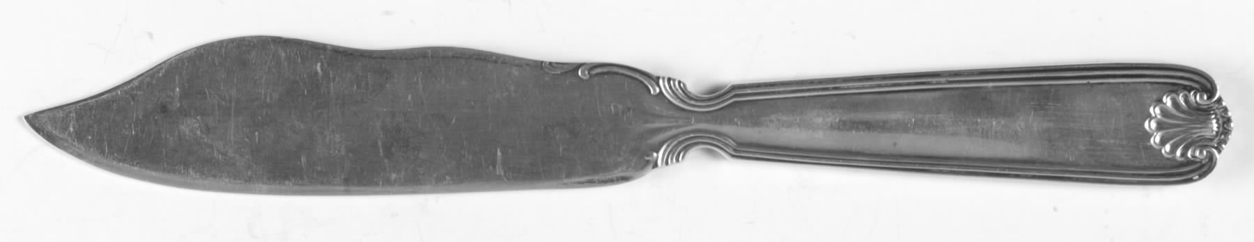 Benjamin Franklin (Sterling, 1904, T-Lion, No Mono) Individual Solid Fish Knife by Towle Silver-1