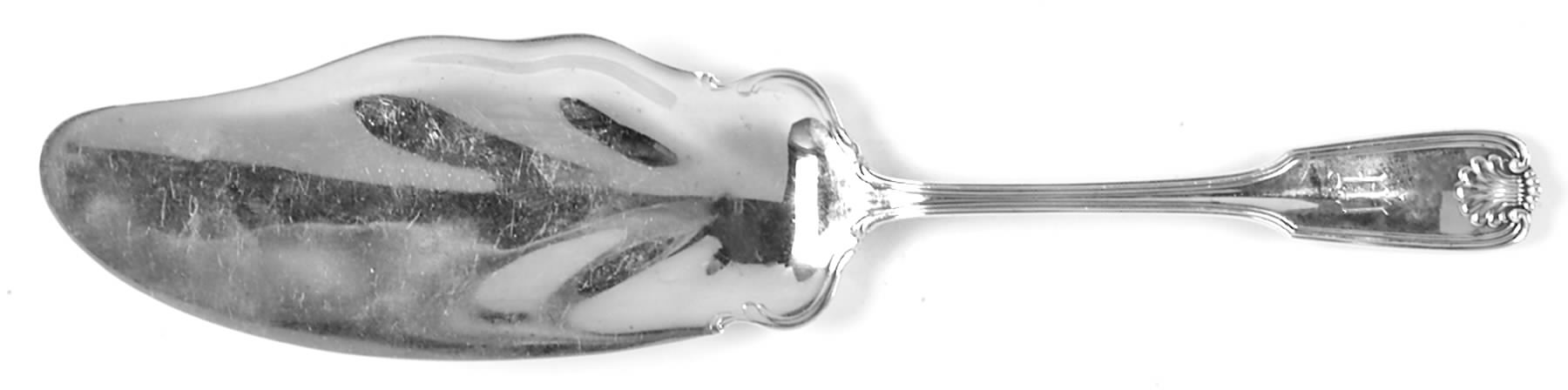 Benjamin Franklin (Sterling, 1904, T-Lion, No Mono) Large Solid Fish Serving Knife by Towle Silver-1