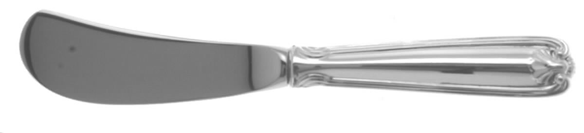 Benjamin Franklin (Sterling, 1904, T-Lion, No Mono) Butter Spreader Hollow Hdl-Paddle/Stainless Blade by Towle Silver-1