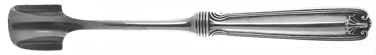Benjamin Franklin (Sterling, 1904, T-Lion, No Mono) Cheese Scoop with Silverplate Scoop by Towle Silver-1