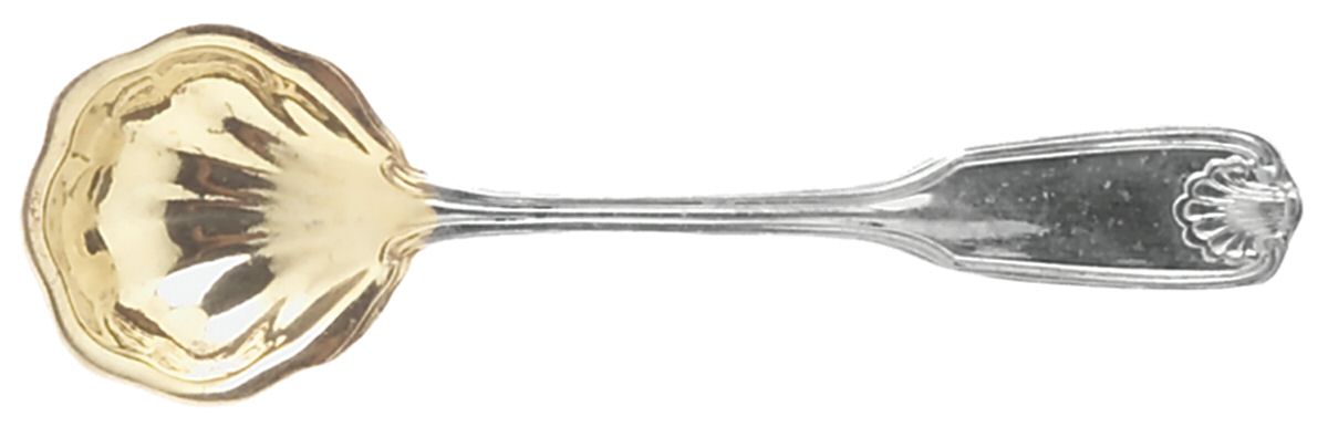 Benjamin Franklin (Sterling, 1904, T-Lion, No Mono) Individual Salt Spoon by Towle Silver-1