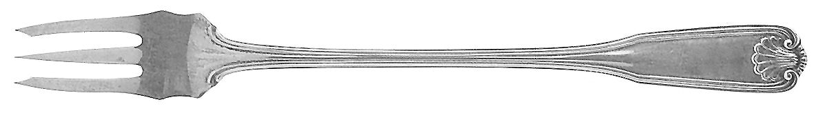 Benjamin Franklin (Sterling, 1904, T-Lion, No Mono) Oyster Fork by Towle Silver-1