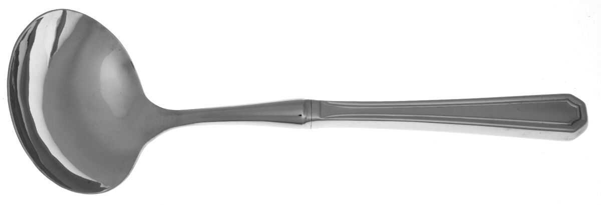 Beacon Hill (Stainless, Supreme Cutlery) Gravy Ladle with No Spout Stainless Bowl HC by Towle Silver-1