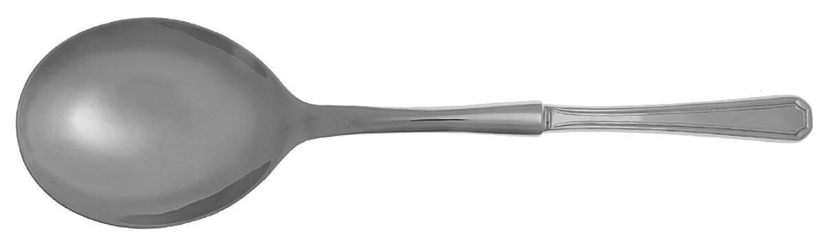 Beacon Hill (Stainless, Supreme Cutlery) Casserole Spoon with Smooth Stainless Bowl HC by Towle Silver-1