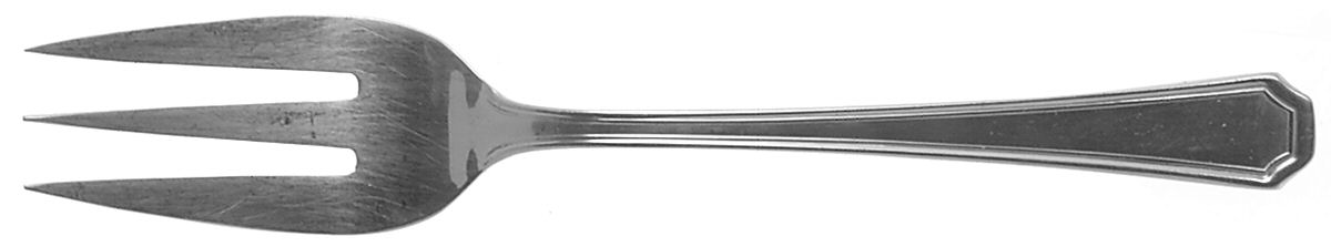 Beacon Hill (Stainless, Supreme Cutlery) Medium Solid Cold Meat Serving Fork by Towle Silver-1