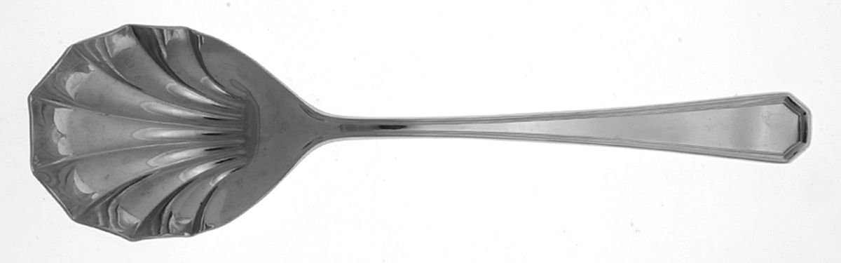 Beacon Hill (Stainless, Supreme Cutlery) Large Solid Serving Spoon by Towle Silver-1