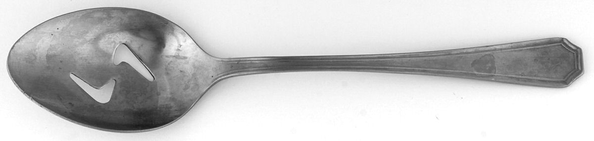 Beacon Hill (Stainless, Supreme Cutlery) Pierced Tablespoon (Serving Spoon) by Towle Silver-1
