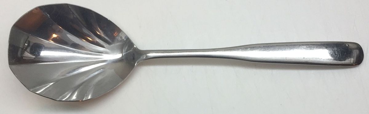 Betsy Ross (Stainless) Solid Smooth Casserole Spoon by Towle Silver-1