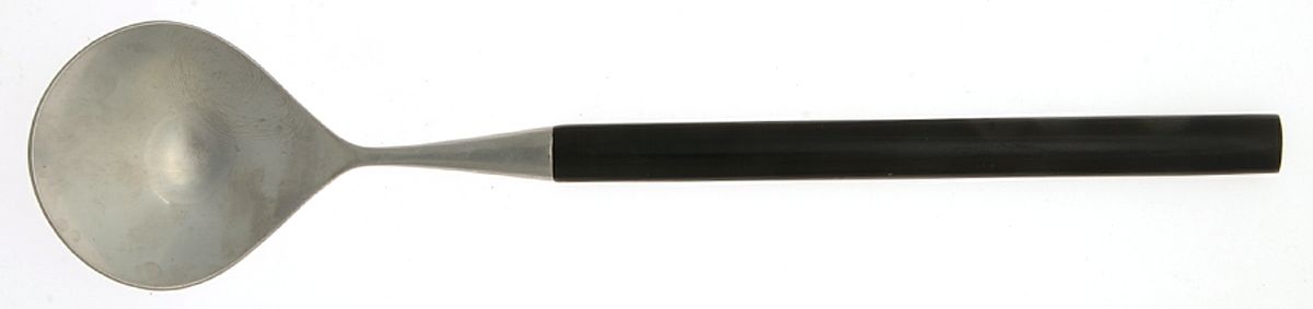 Bergen (Stainless) Solid Salad Serving Spoon by Towle Silver-1