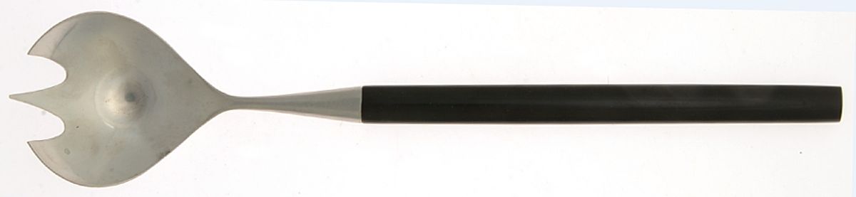 Bergen (Stainless) Solid Salad Serving Fork by Towle Silver-1