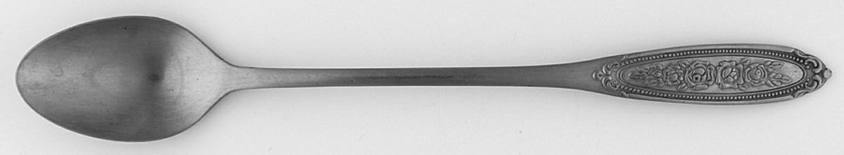 Beaded Rose (Stainless) Iced Tea Spoon by Towle Silver-1