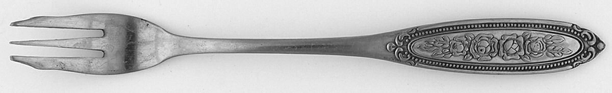 Beaded Rose (Stainless) Cocktail/Seafood Fork by Towle Silver-1