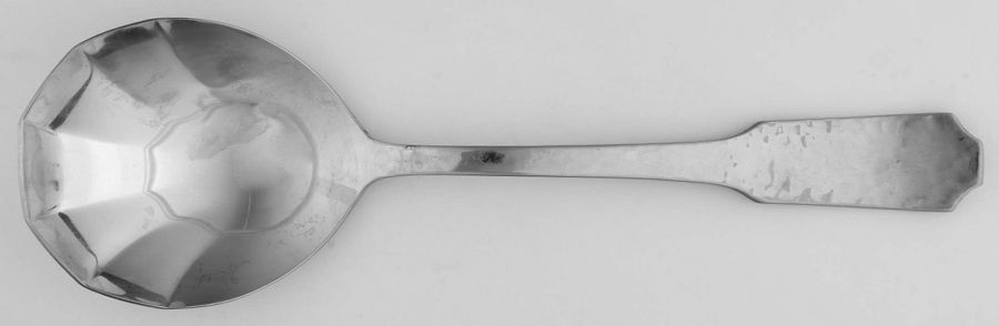Blacksmith (Stainless) Solid Serving Spoon by Towle Silver-1