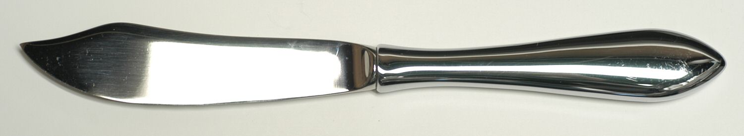 Boston Antique (Stainless, Glossy) Individual Solid Fish Knife by Towle Silver-1