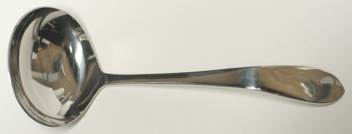 Boston Antique (Stainless, Glossy) Solid Gravy Ladle by Towle Silver-1