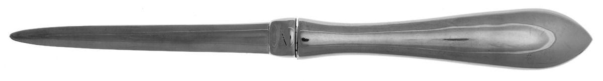 Boston Antique (Silverplate) Letter Opener with Silverplate Blade by Towle Silver-1