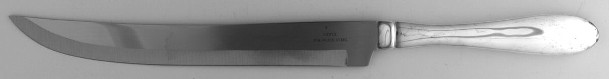 Boston Antique (Silverplate) Large Stainless Blade Roast Carving Knife by Towle Silver-1