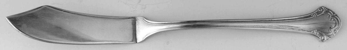 Boston Chippendale (Silverplate-1987) Flat Handle Master Butter Knife by Towle Silver-1