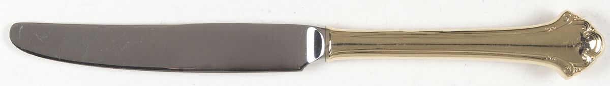 Boston Chippendale Gold (Gold Electroplate) New French Hollow Knife by Towle Silver-1