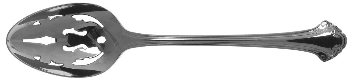Boston Chippendale (Stainless-Korea-Japan) Pierced Tablespoon (Serving Spoon) by Towle Silver-1