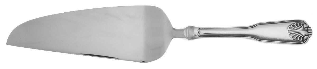 Boston Shell (Silverplate, 1987) Pie and Cake Server with Stainless Blade HC by Towle Silver-1