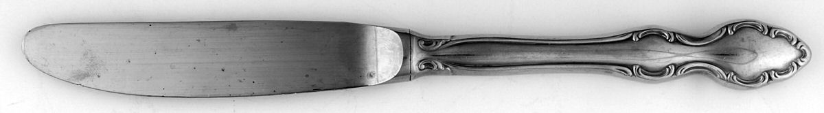Breckenridge (Stainless) Modern Hollow Butter Spreader (Stainless) by Towle Silver-1