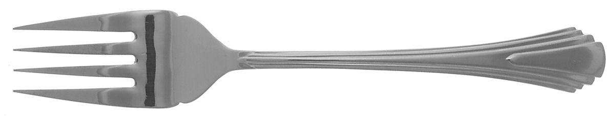 Brighton (Stainless) Medium Solid Cold Meat Serving Fork by Towle Silver-1