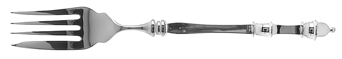 Carpenter Hall (Sterling, 1975) Individual Hollow Fish Fork, Stainless Tines by Towle Silver-1