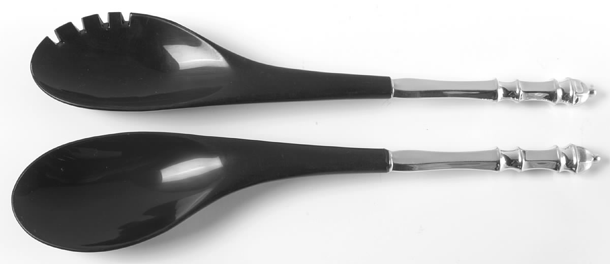 Carpenter Hall (Sterling, 1975) Plastic Bowl 2-Piece Salad Set by Towle Silver-1