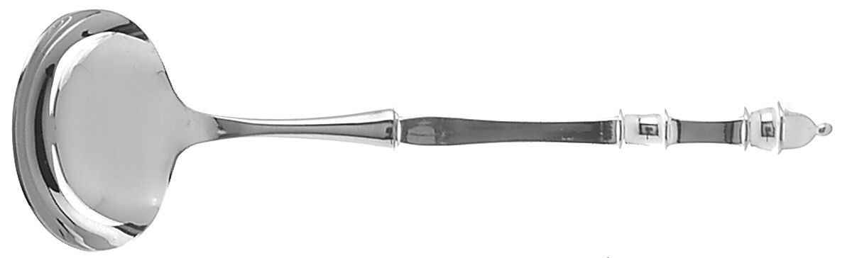 Carpenter Hall (Sterling, 1975) Hollow Handle Gravy Ladle with Stainless Bowl by Towle Silver-1