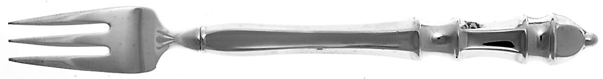 Carpenter Hall (Sterling, 1975) Cocktail/Seafood Fork by Towle Silver-1