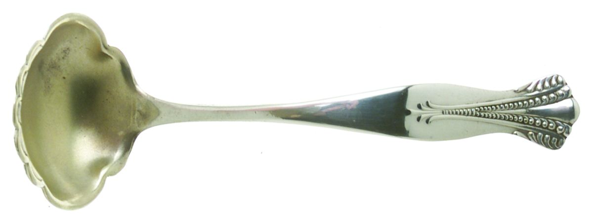 Cambridge (Sterling, 1880) Solid Piece Cream Ladle by Towle Silver-1