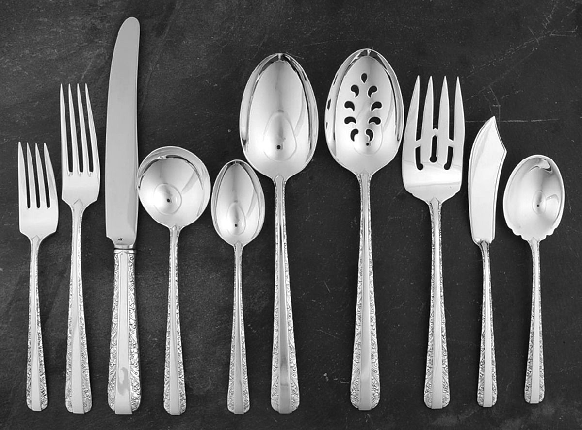 Candlelight (Sterling, 1934, No Monos) 45 Piece Dinner Size Starter Set by Towle Silver-1
