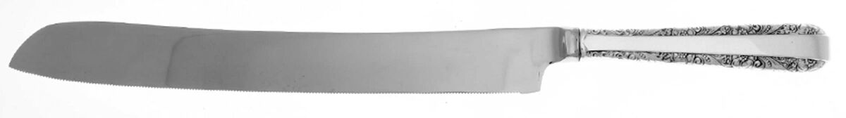 Candlelight (Sterling, 1934, No Monos) Wedding Cake Knife with Stainless Blade HC by Towle Silver-1