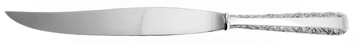 Candlelight (Sterling, 1934, No Monos) Small Carving Knife Stainless Blade & Sterling Gua by Towle Silver-1