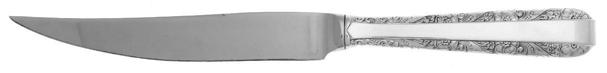 Candlelight (Sterling, 1934, No Monos) Steak Knife Individual Hollow, No Serrate HC by Towle Silver-1